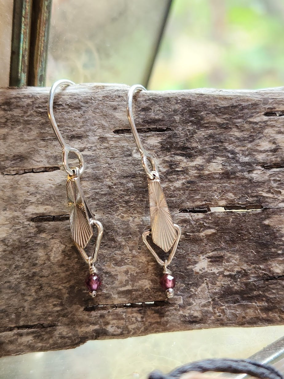 Wedding Bands turned Earrings- with love, Grandpa C