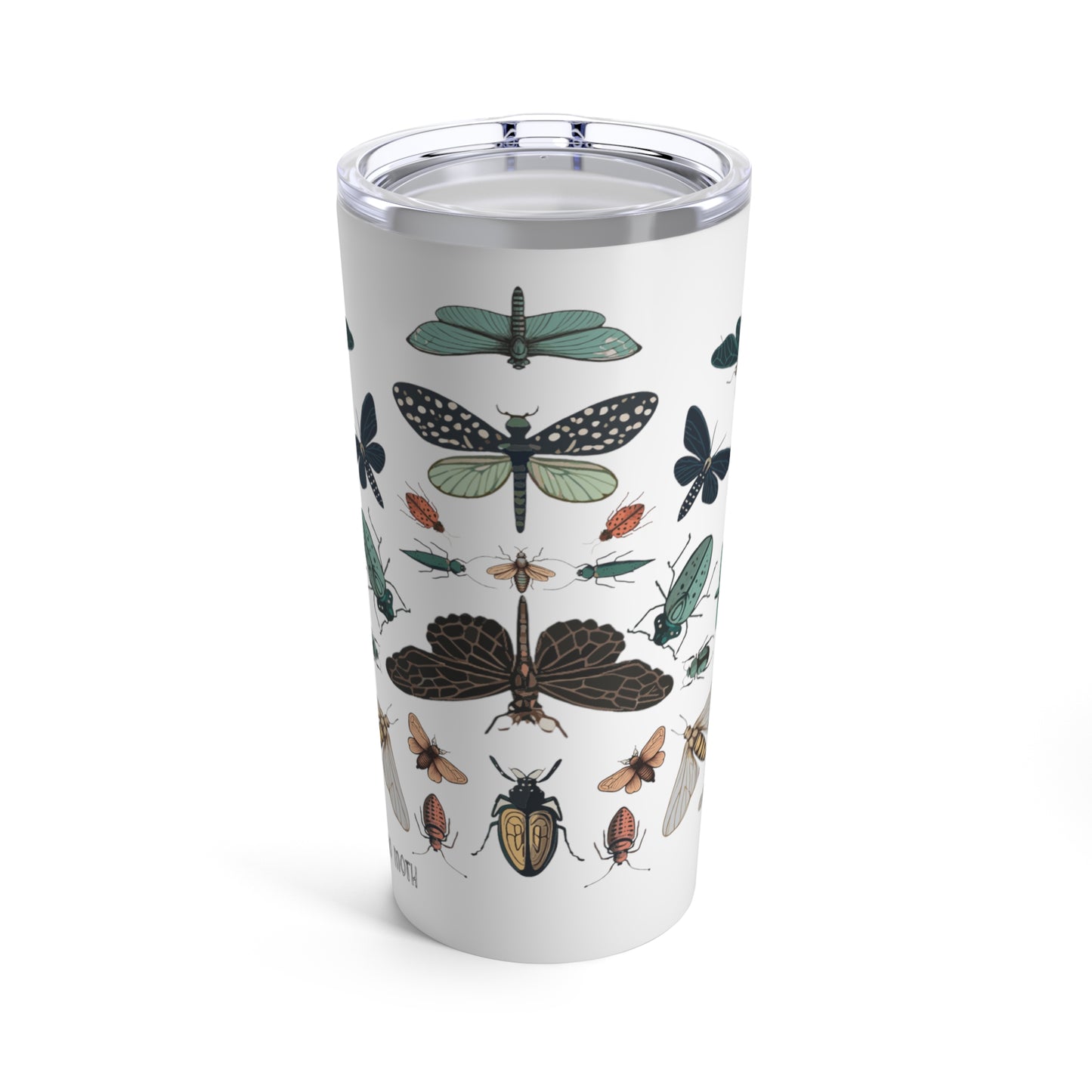 Tumbler 20oz featuring Moths and Beetles