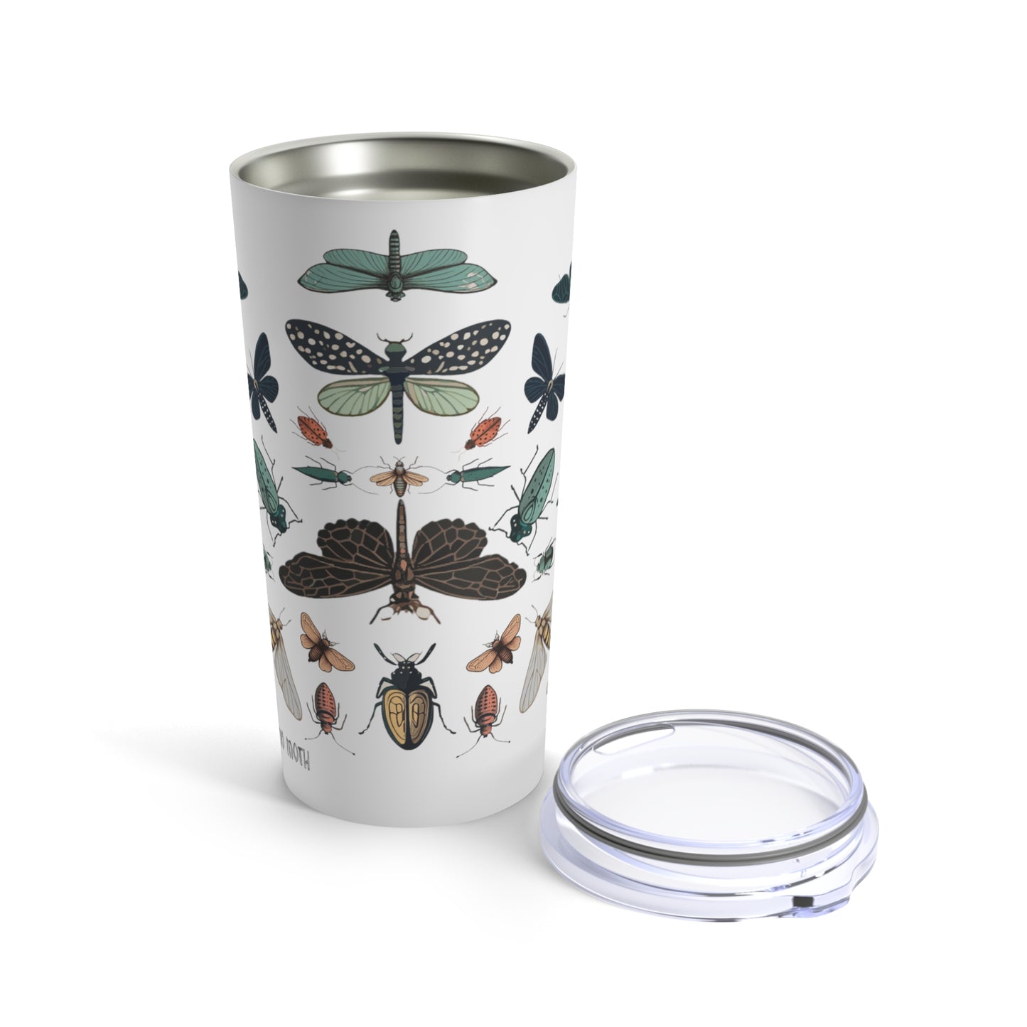 Tumbler 20oz featuring Moths and Beetles