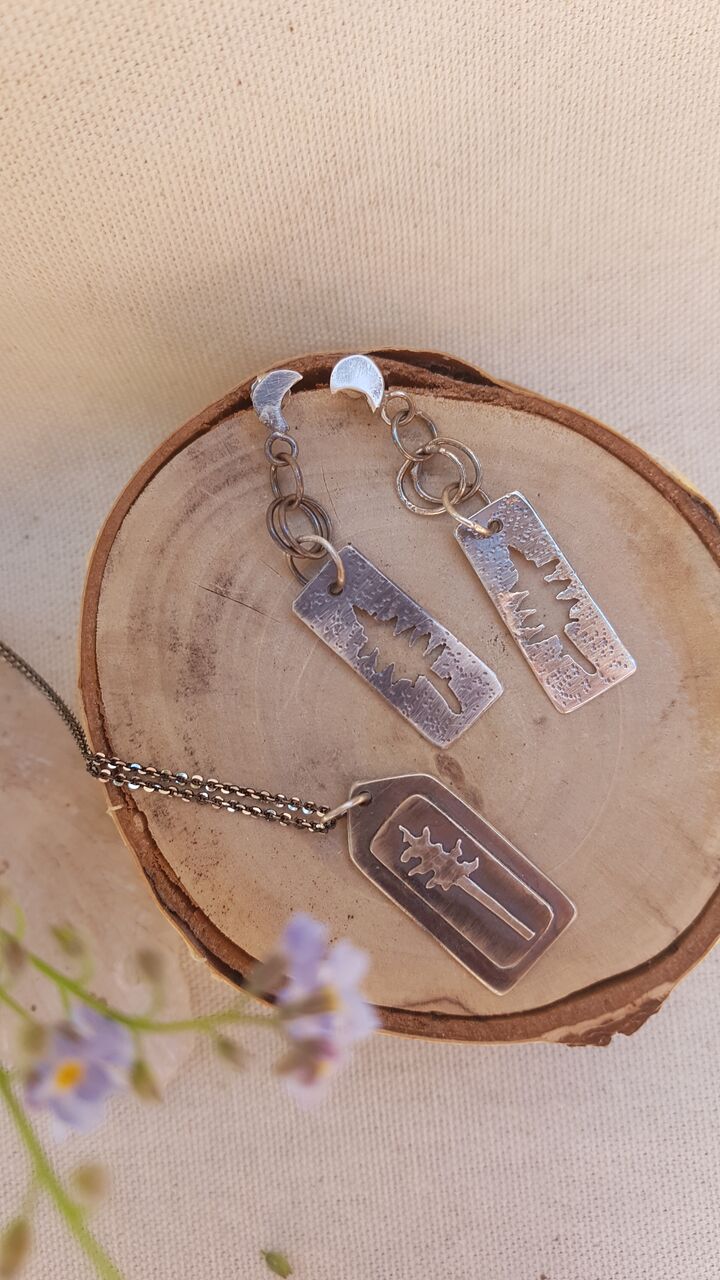 Evergreen Sterling Silver Pendant Necklace