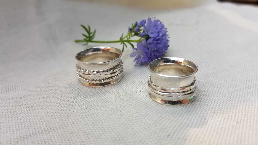 Meditation Ring Sterling Silver