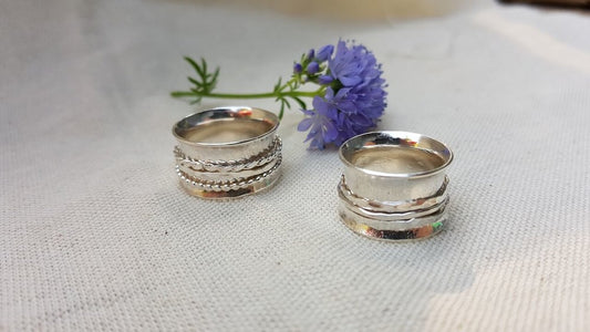 Meditation Ring Sterling Silver