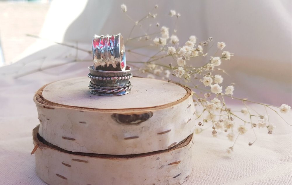 Meditation Ring Sterling Silver