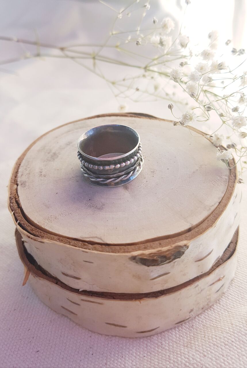Meditation Ring Sterling Silver
