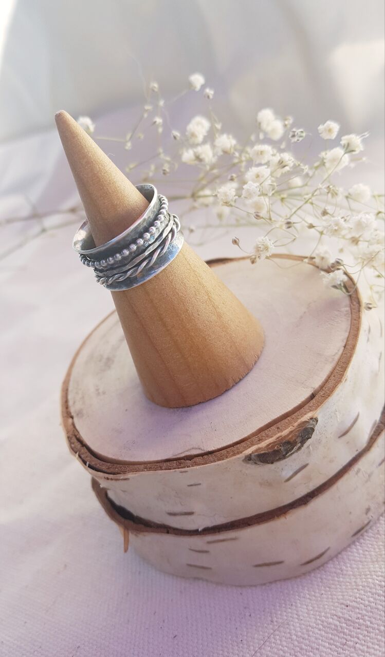 Meditation Ring Sterling Silver