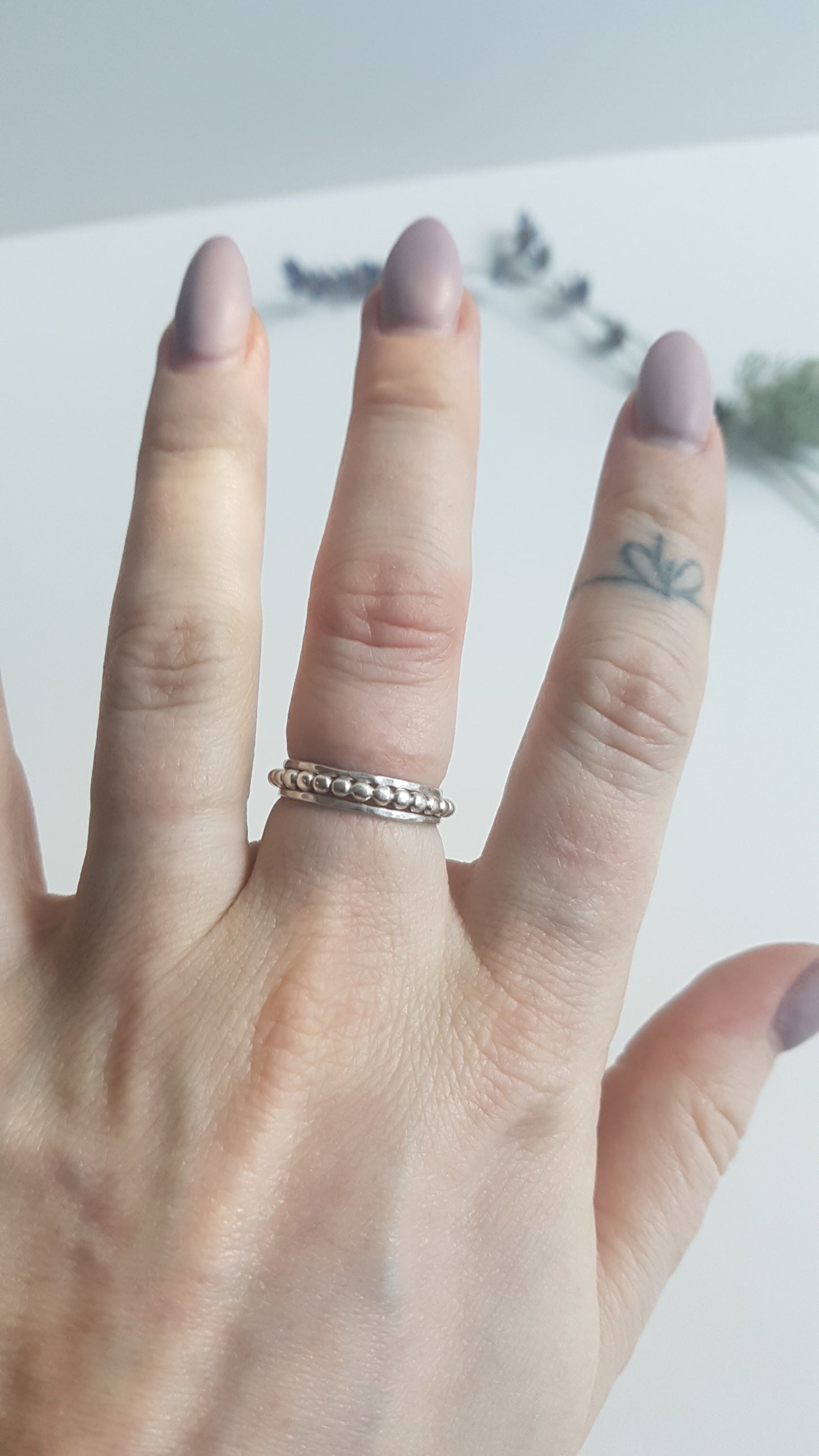 Sterling Silver Stack Rings - set of 3