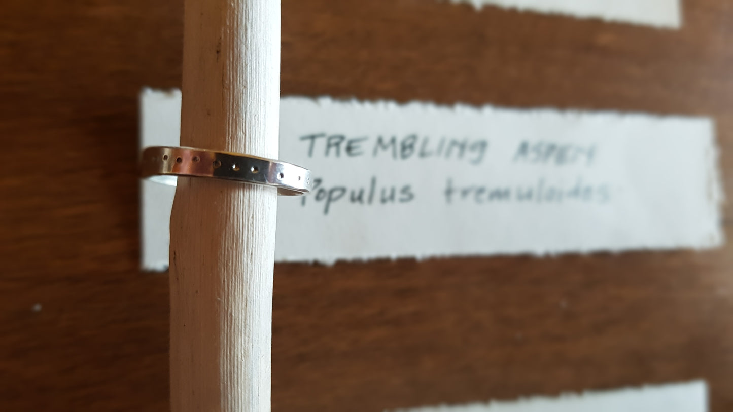 West Coast Trees Sterling Silver Rings -Thin bands