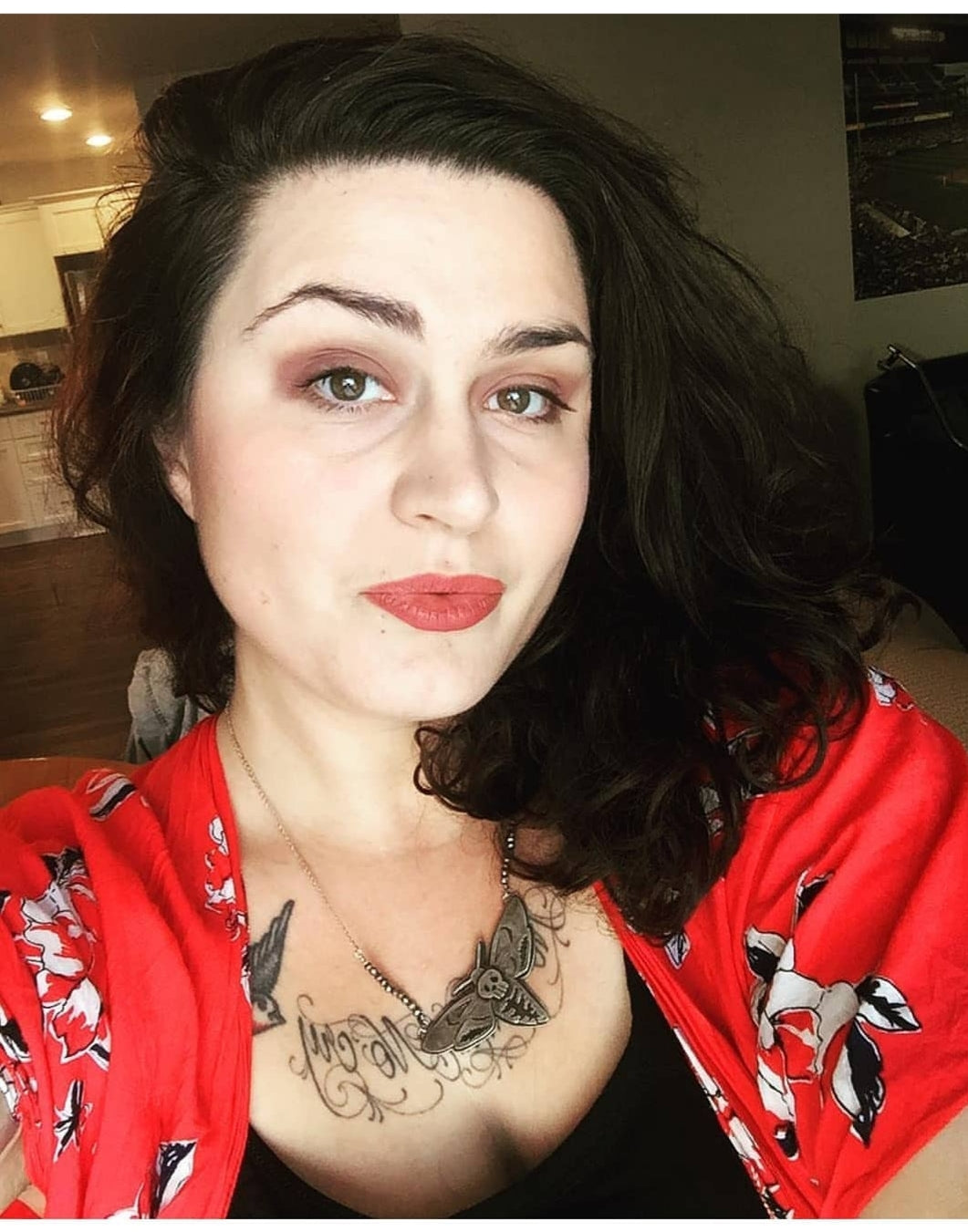 Sterling Silver Death's-Heah Hawkmoth Amulet