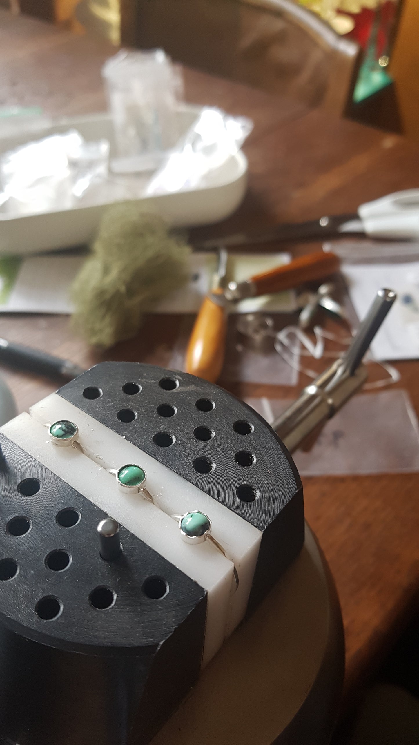 New Lander Turquoise Stacking Ring