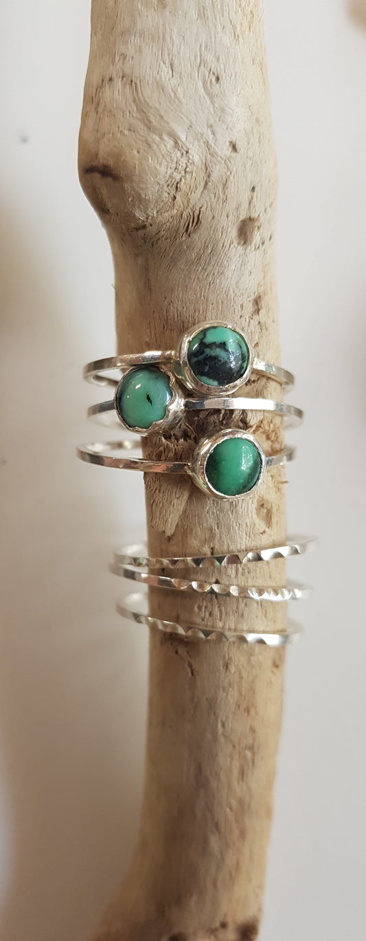 New Lander Turquoise Stacking Ring