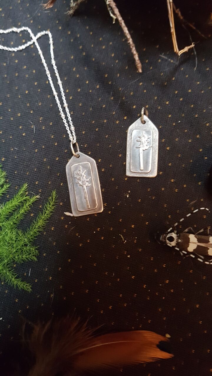 Evergreen Sterling Silver Pendant Necklace