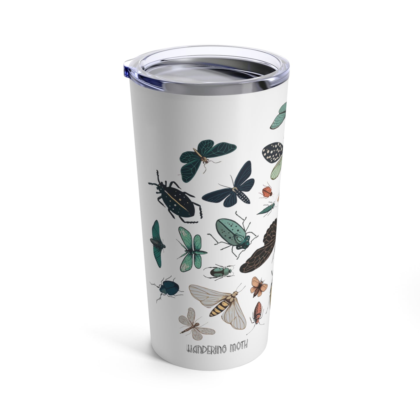 Tumbler 20oz featuring Moths and Beetles