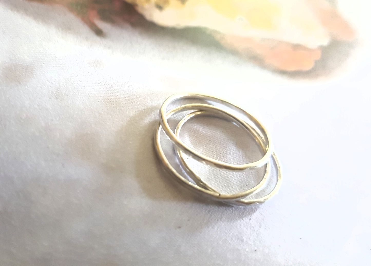 Sterling Silver Stack Rings - set of 3