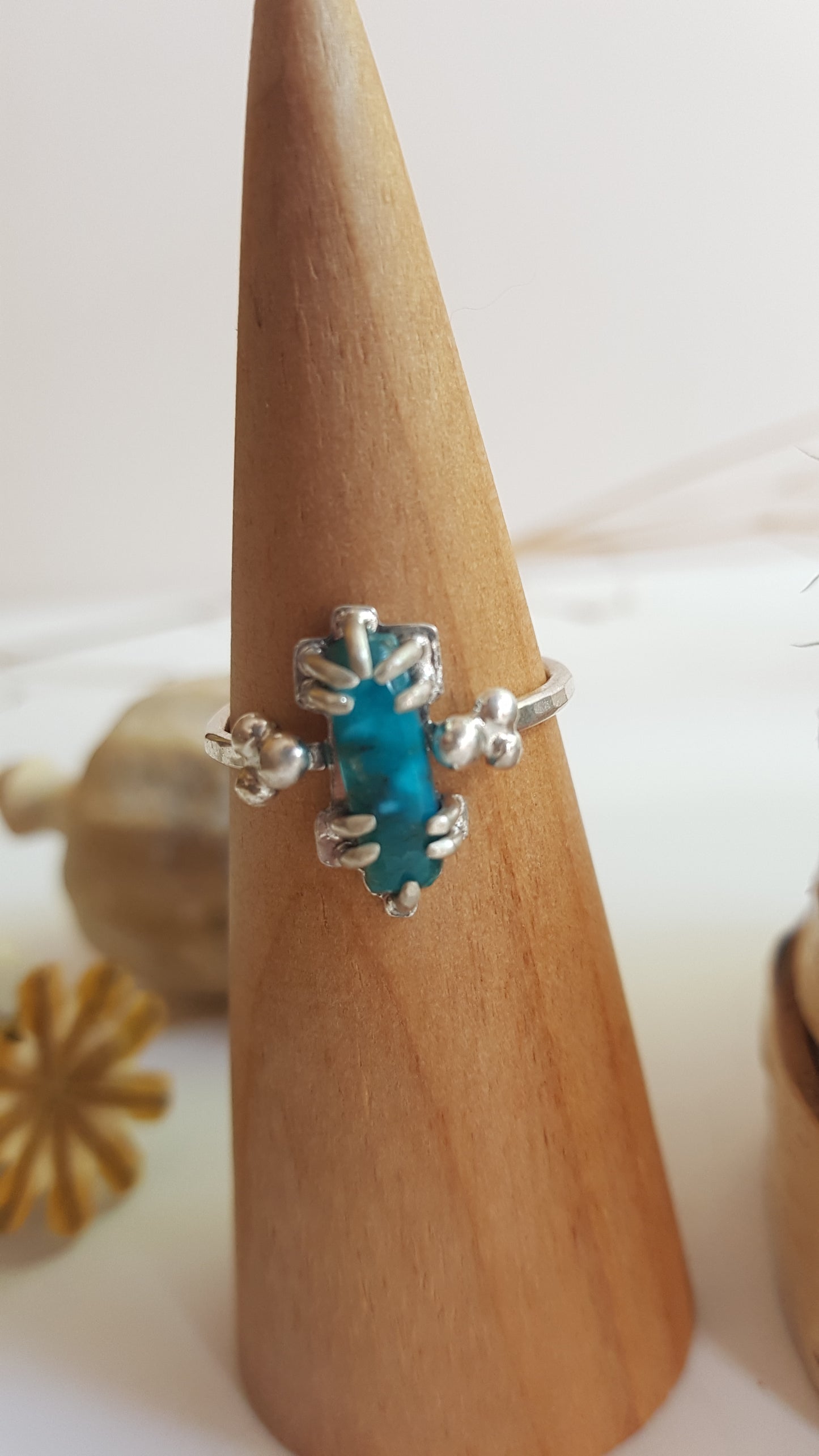 Bright Turquoise Sterling Silver Ring