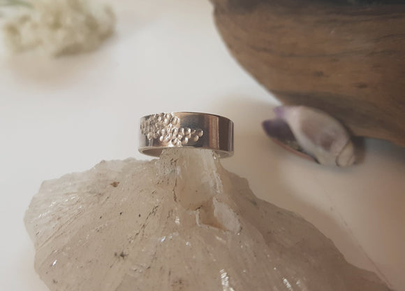 Water Facets Band Ring