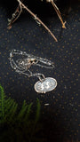 Sterling Silver Forest Pendant Necklace
